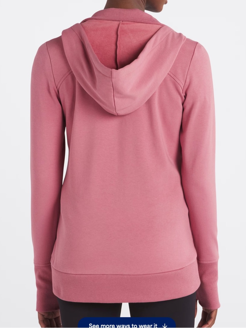 We Wander Set of Women’s Hoodies in Blue and Pink - Picture 8 of 9